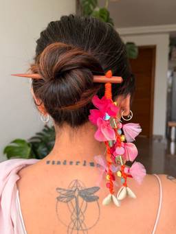 Ziddi - Multicolour Fiza Bun Stick