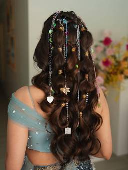 Ziddi - Blue Charms hair strings