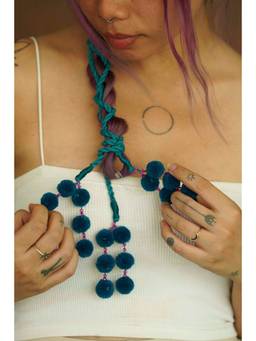 Ziddi - Teal Pom Pom Zuri Parandi