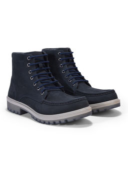 WOODLAND - Mens Russia Dark Navy Blue Casual Boots