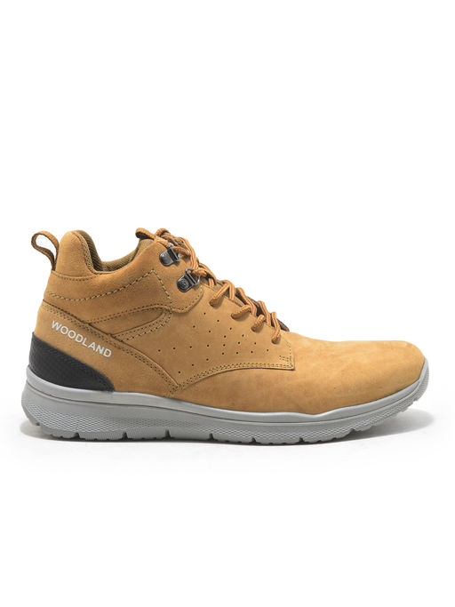 Buy WOODLAND Mens Camel Casual Yellow Boots Online