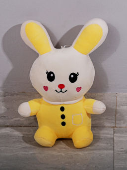 DukieKooky - Kids Yellow & White Rabbit Soft Toy