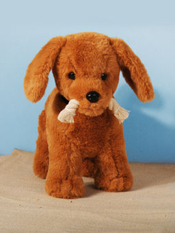 DukieKooky - Cute & Adorable Brown Cute Husky Soft Plush Toys