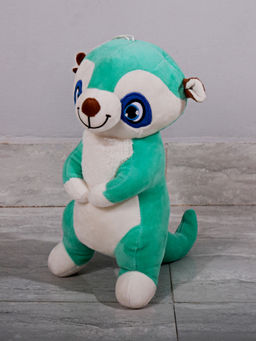 DukieKooky - Kids Green & White Meerkat Soft Toy