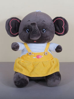 DukieKooky - Super Cute & Adorable Black Elephant Soft Toy