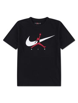 Jordan - Black Jumpman Swoosh Intersection T-Shirt