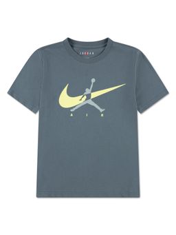Jordan - Grey Jumpman Swoosh Intersection T-Shirt