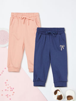 max - Girls Solid Joggers - (Pack of 2)