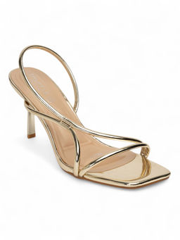 Truffle Collection - Gold Solid Stiletto Heels