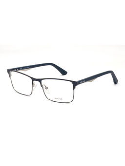 Police - Square VPL599K54502FR Blue Large Eyeglass Frames