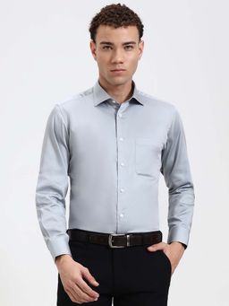 JadeBlue - Super Luxe Men Grey Formal Shirt