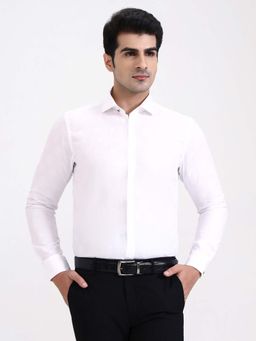 Wyre - Men White Slim Fit Party Wear Shirt
