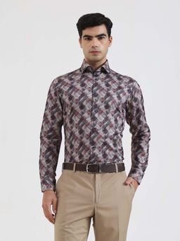 Greenfibre - Men Slim Fit Multi Color Printed Party Wear Shirt