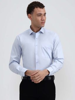 Metal - Sky Blue Slim Fit Formal Shirt