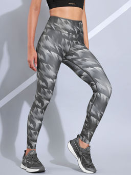 CULT - Absolute Fit Tights with Geometric Tonal Print