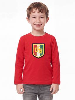 United Colors of Benetton - Red Regular Fit Crew Neck Applique T-Shirt