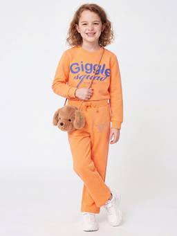 United Colors of Benetton - Orange Solid Regular Fit Trousers