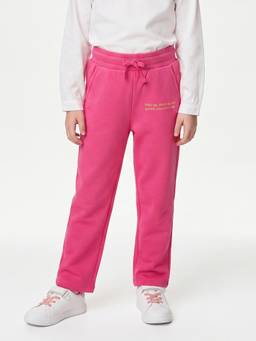 United Colors of Benetton - Pink Solid Regular Fit Trousers