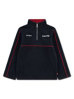 Levi's - Black Pop Colour Quarter Zip Sweatshirt