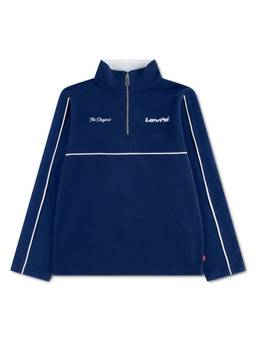 Levi's - Blue Pop Colour Quarter Zip Sweatshirt