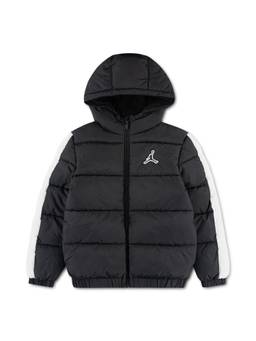 Jordan - Black Colorblocked Puffer Jacket