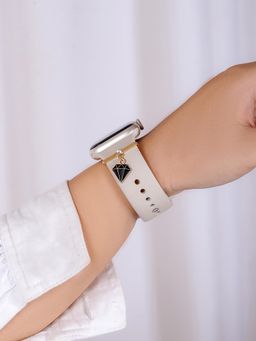 Joker and Witch - Joker & Witch Diamond Bling Gold and Black Ring Watch Charm