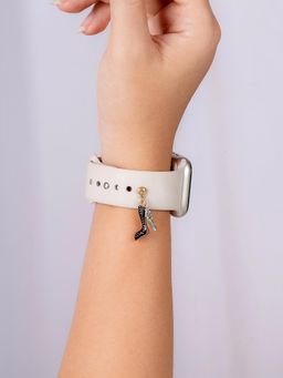 Joker and Witch - Joker & Witch Crystal Stiletto Gold & Black Pin Watch Charm