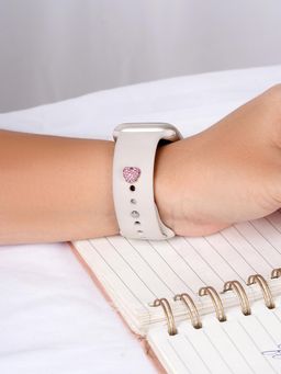 Joker and Witch - Joker & Witch Crystal Heart Pink Pin Watch Charm