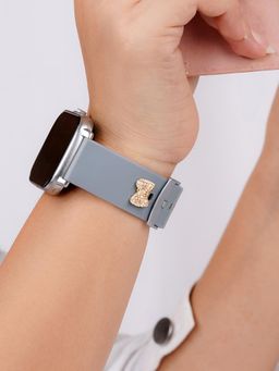 Joker and Witch - Joker & Witch Rhinestone Bow Gold Pin Watch Charm