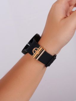 Joker and Witch - Joker & Witch Peace and Rhinestone Bliss Gold Ring Watch Charm