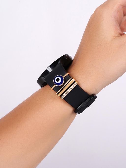 Joker and Witch Joker & Witch Evil Eye Brilliance Gold Ring Watch Charm
