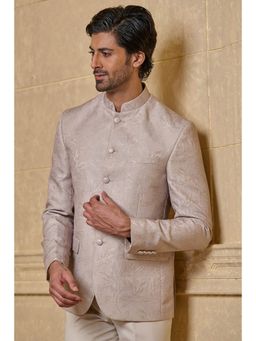 TASVA - Men Beige Bandhgala