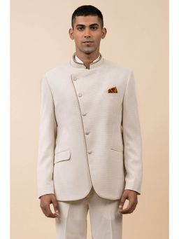 TASVA - Ivory Textured Bandhgala