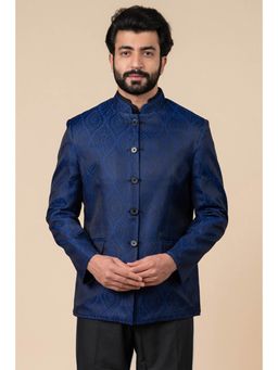 TASVA - Navy Blue Bandhgala