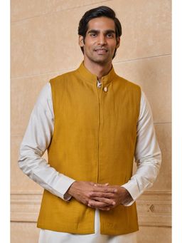 TASVA - Yellow Ochre Classic Nehru Jacket