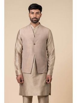 TASVA - Men Beige Nehru Jacket