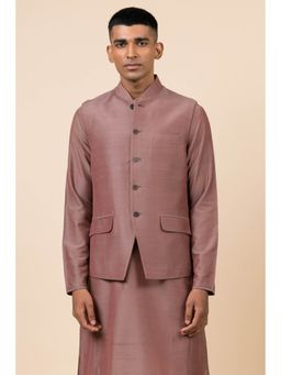 TASVA - Pink Modern Solid Nehru Jacket