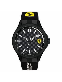 Scuderia Ferrari - Pit Crew Quartz Black Round Dial Mens Watch - 0830644