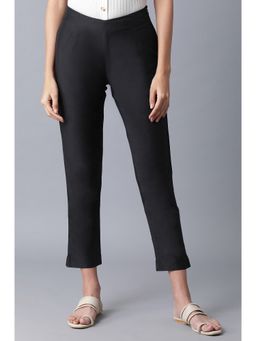 W - Black Ecru Slim Pant