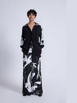 Advait - Black Kafka Colour Block Shirt