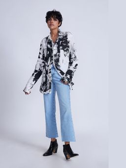 Advait - White Kafka Embroidered Shirt