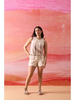 RUIAAN - Beige Drift Co-Ord Set
