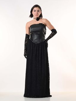 KELIN - Black Azalia Western Dress
