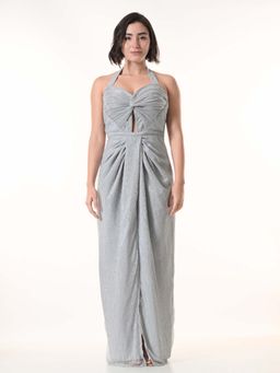 KELIN - Silver Starlight Western Shimmer Dress