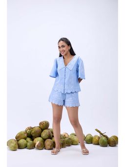 RUIAAN - Blue Solace Co-Ord Set