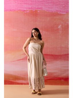 RUIAAN - Beige Vesper Dress