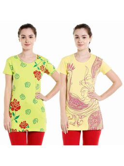 Bodycare - Bodyactive Pack Of 2 Women'S Tshirt - Multi-Color