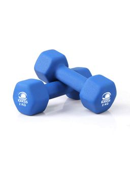 KAKSS - Neoprene Dumbbells Sets - Blue (4kg)