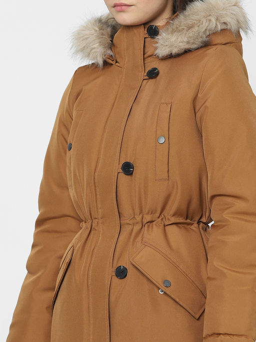 Puffer Jacket Vero Moda Expedition Parka Buy VERO MODA Brown