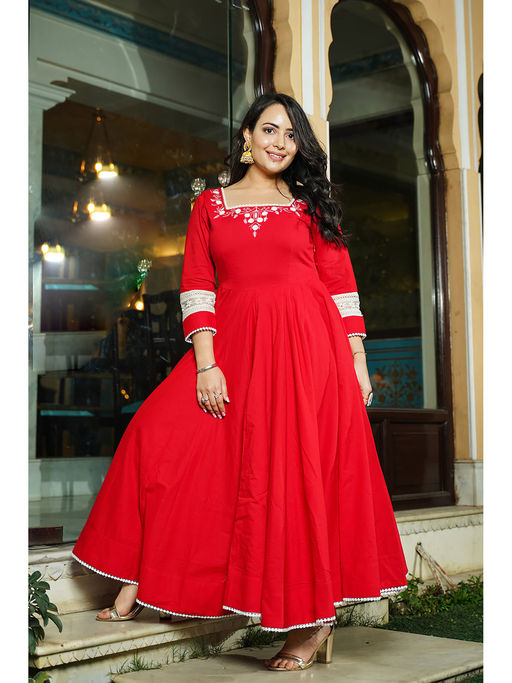 pure cotton anarkali dress Anarkali Usa / Anarkali Kurta / Pure Handloom Dress With Border /pure Cotton Anarkali/ Narayanpet Pattu Dress / Handloom Kanchi Cotton Dress